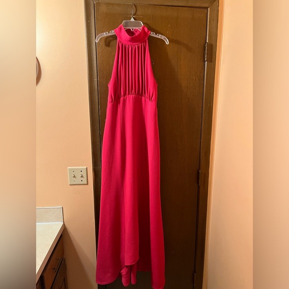 C/MEO Pink Sleeveless Halter Evening gown - Picture 5 of 11